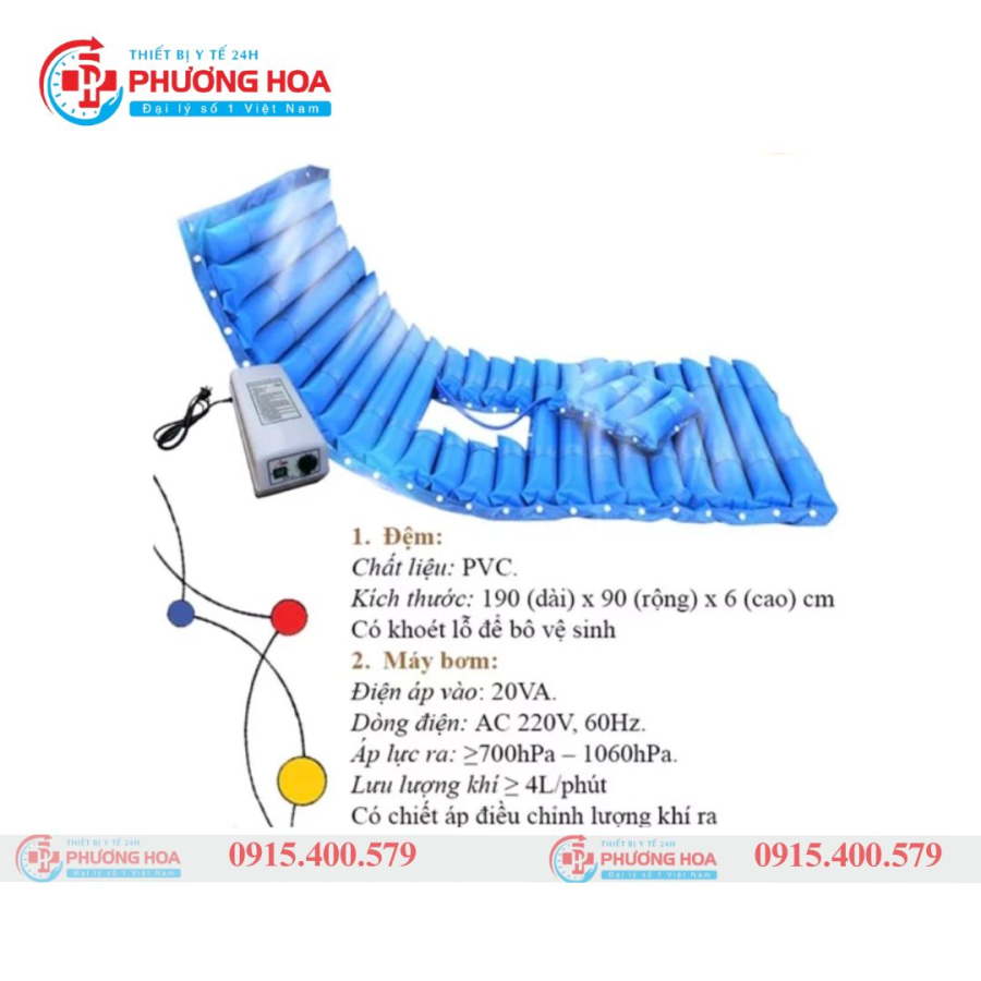 Đệm hơi cho giường khoét lỗ Akiko A75-03